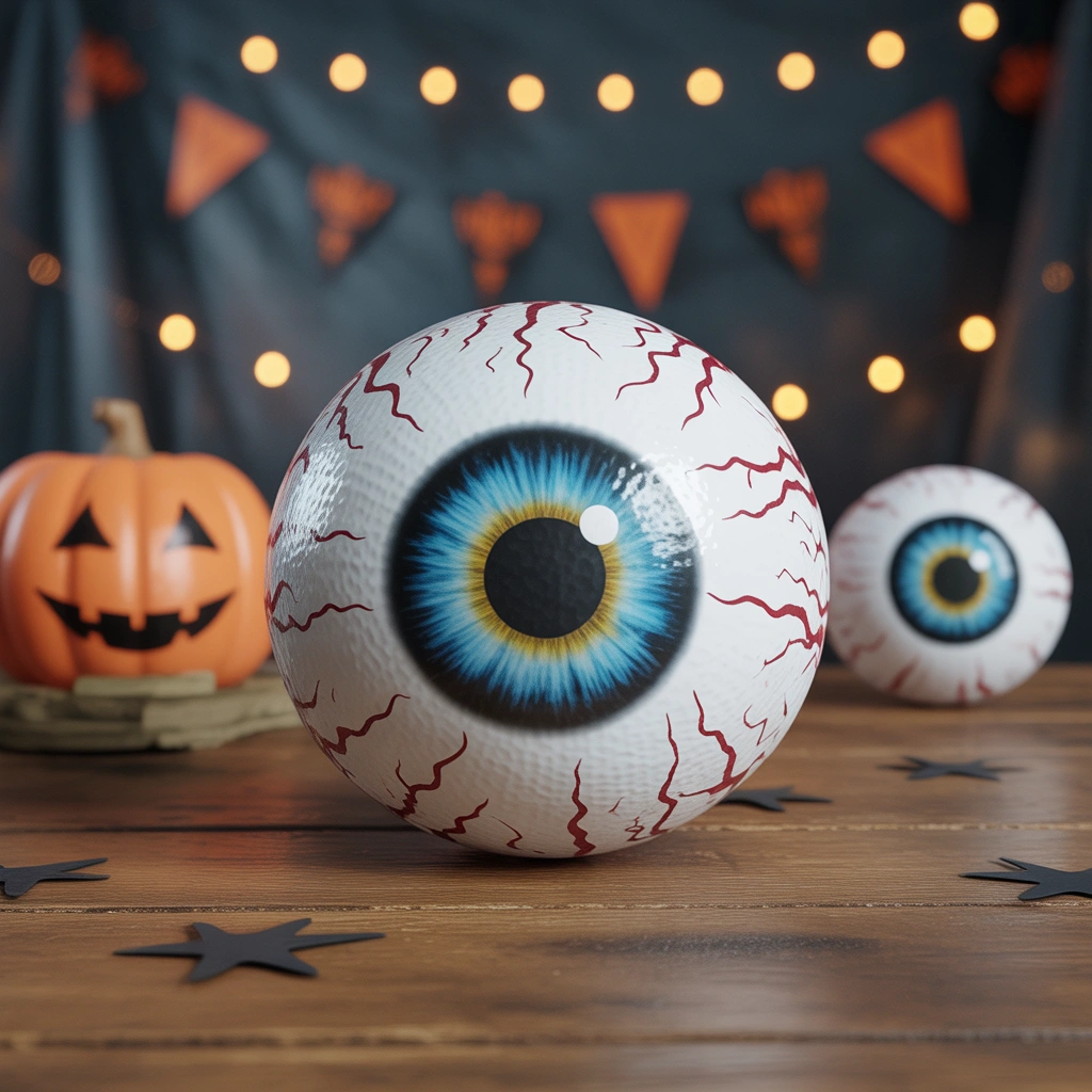 Cardboard Eyeball Decorations