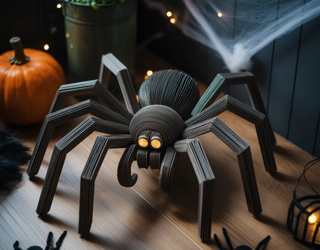 Cardboard Spider Decoration