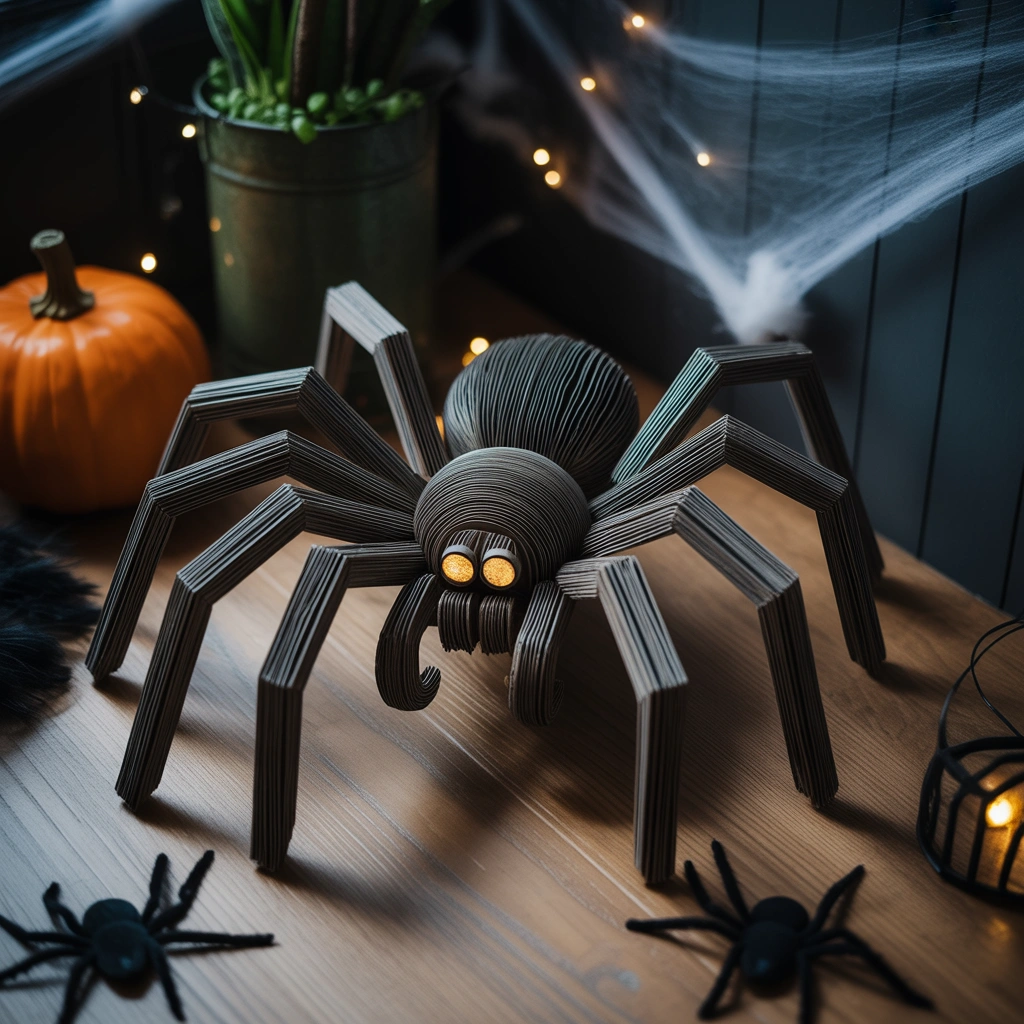 Cardboard Spider Decoration