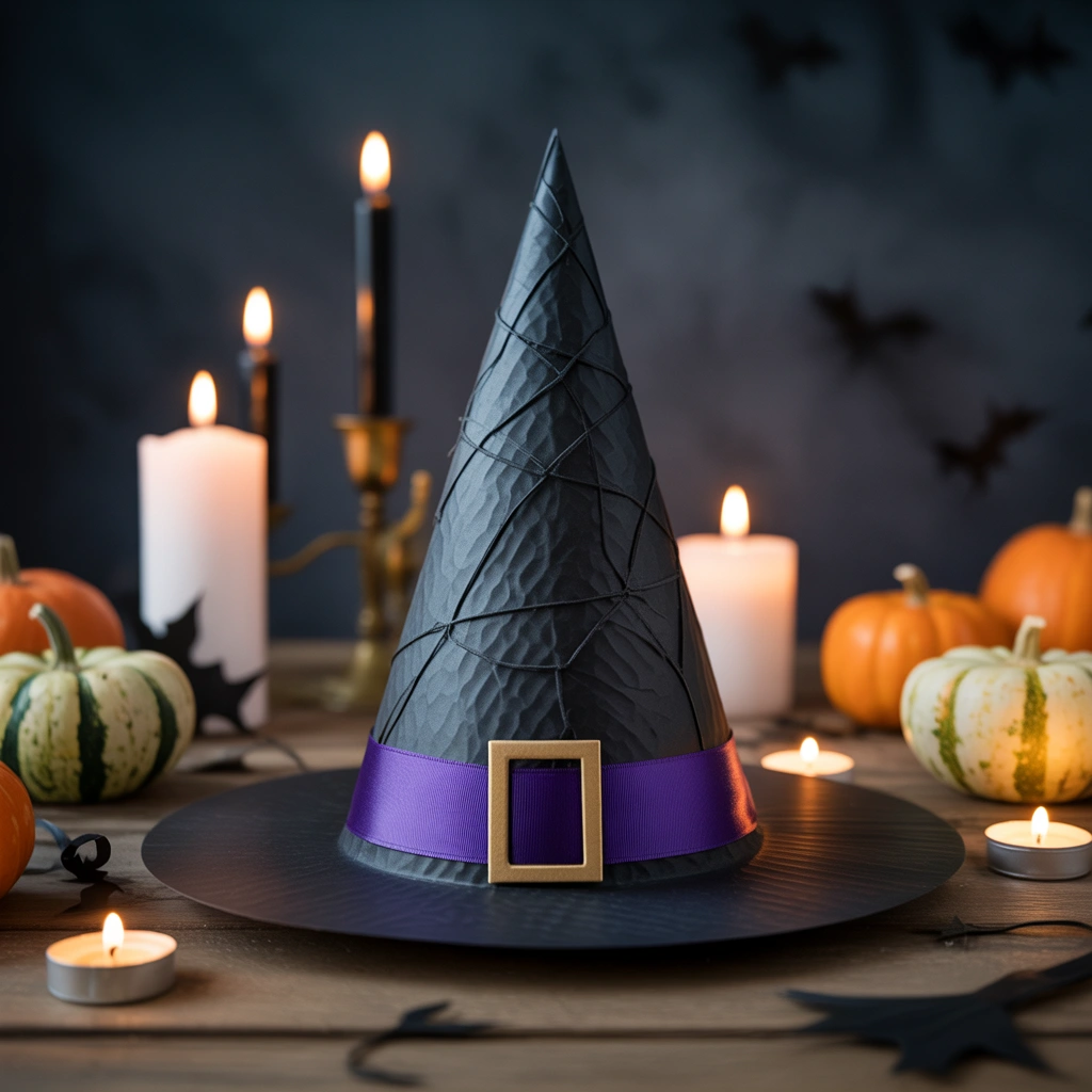 Cardboard Witch Hat Decoration