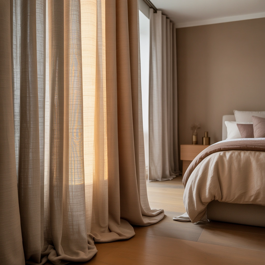 Choose Greige Curtains for a Modern Bedroom