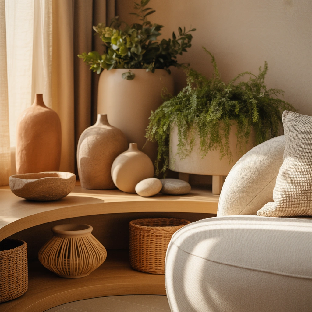 Choose Organic and Curved Shapes