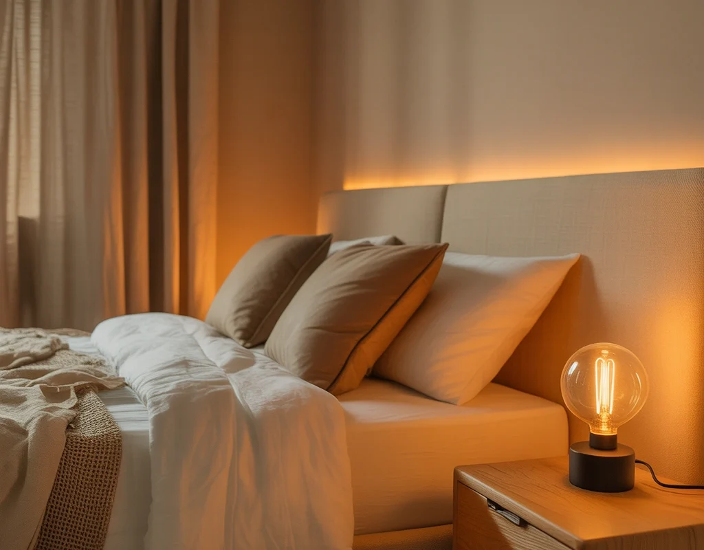 Choose Warm Bedroom Lighting