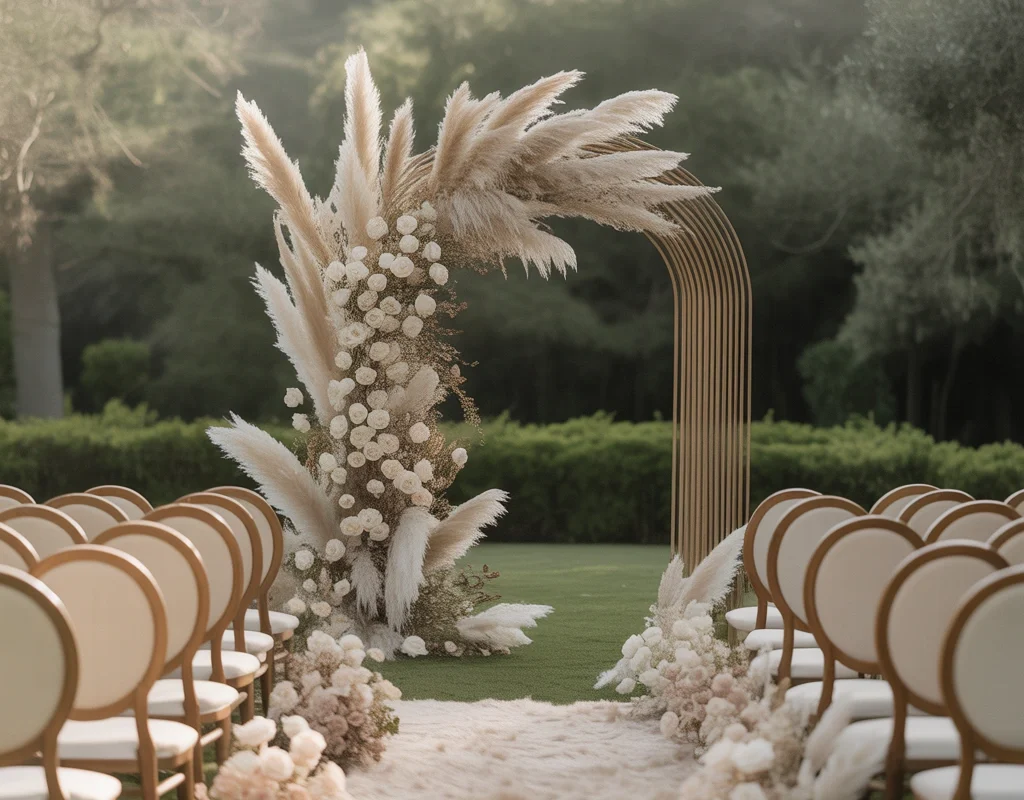 Choose a Minimalist Neutral Nikkah Theme