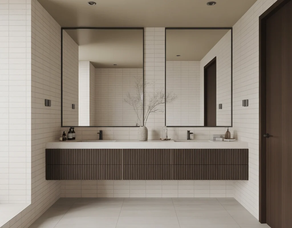 Choose a Modern Minimalist Bathroom Layout