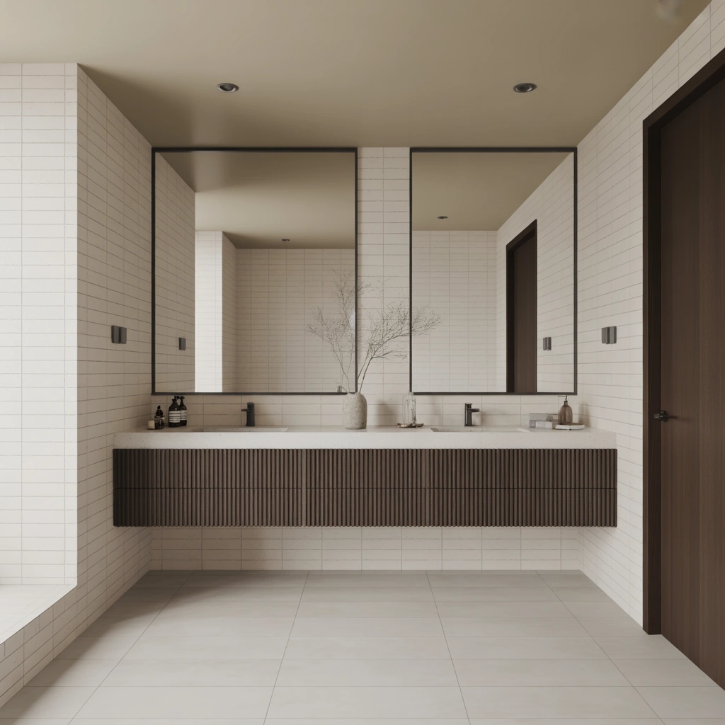 Choose a Modern Minimalist Bathroom Layout