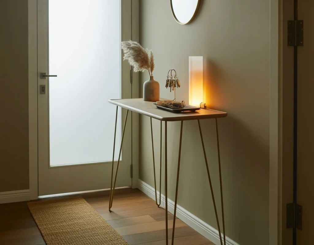 Choose a Slim Console Table Instead of Bulky Furniture