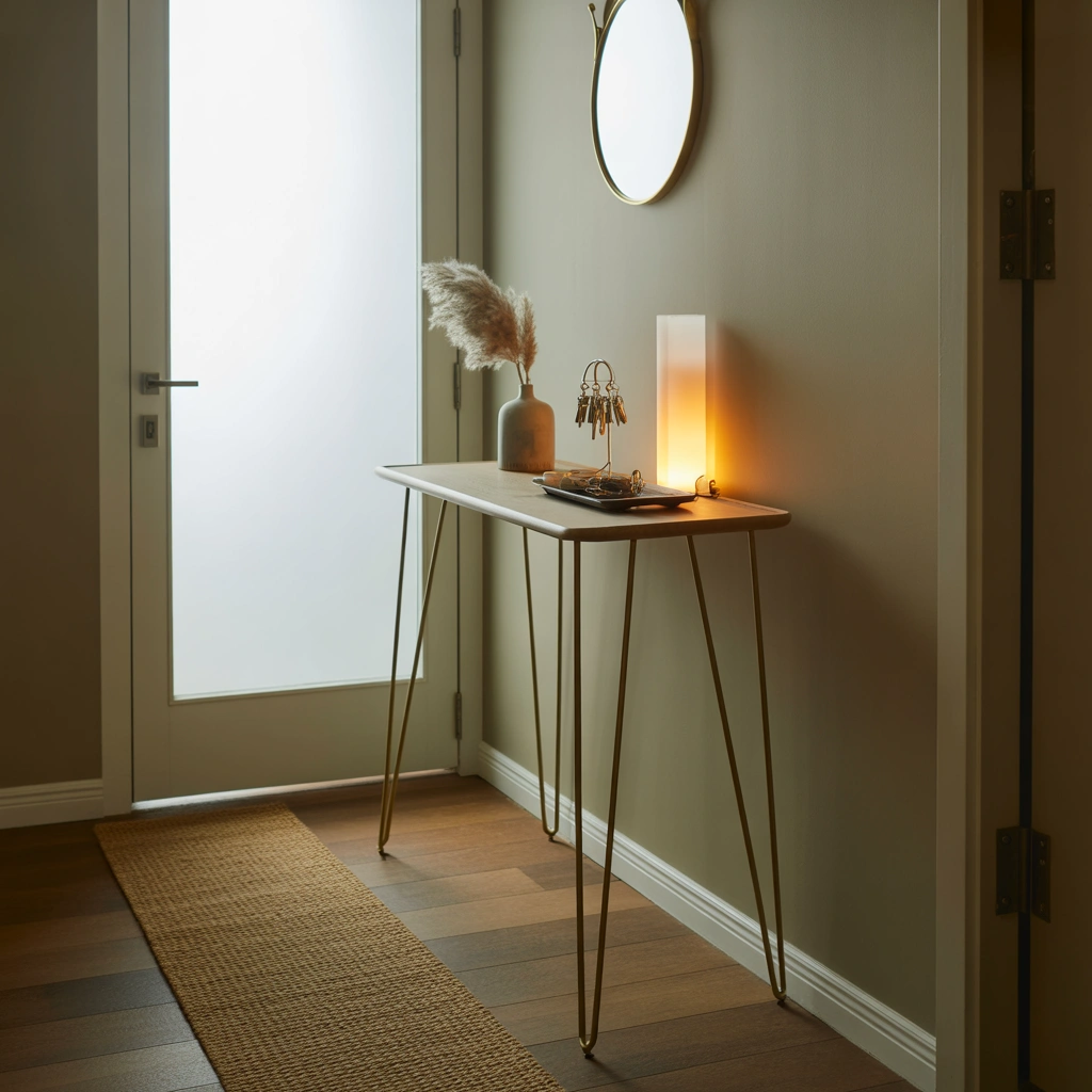 Choose a Slim Console Table Instead of Bulky Furniture
