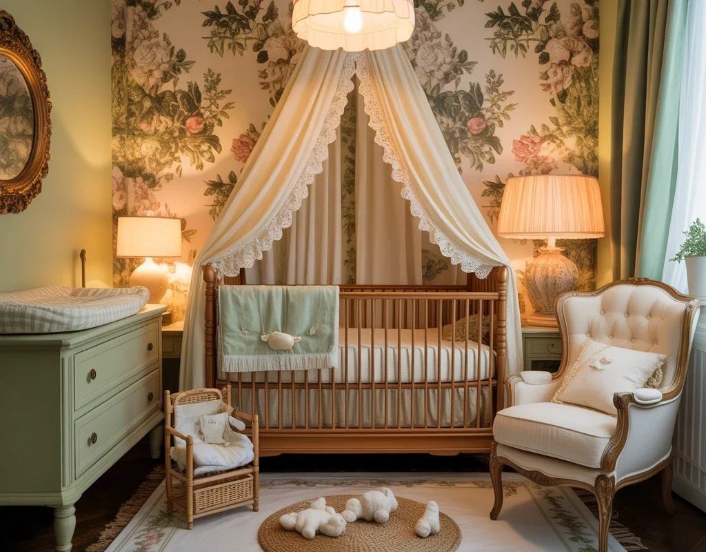 Choose a Soft Vintage Color Palette for a Calm Nursery Atmosphere