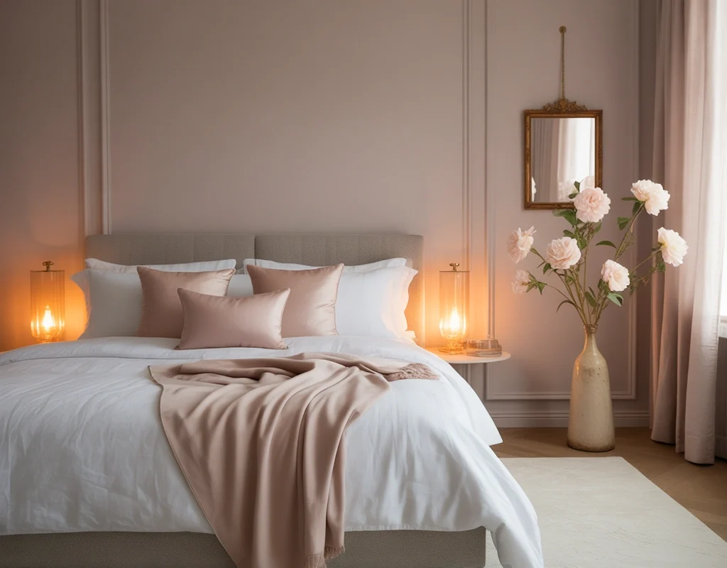 Combine Grey and Blush Pink for Soft Elegance
