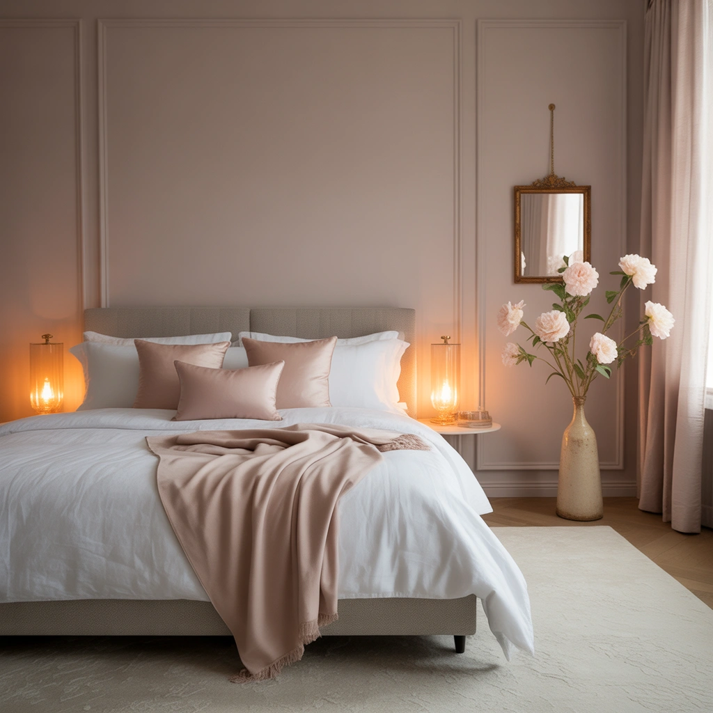 Combine Grey and Blush Pink for Soft Elegance