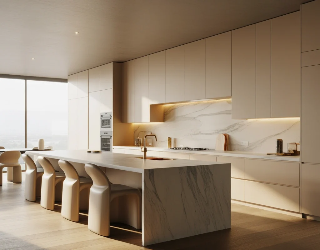 Combine Luxury Materials With Simple Lines