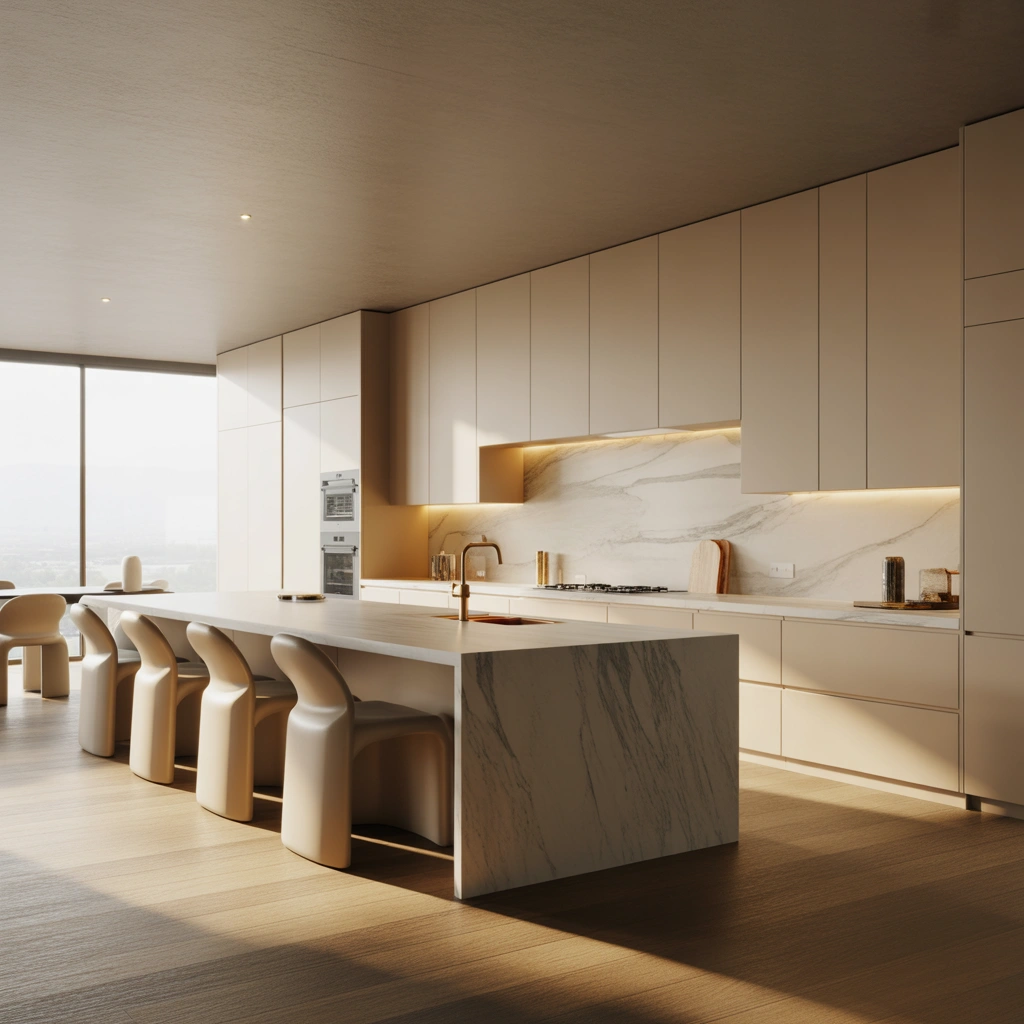 Combine Luxury Materials With Simple Lines