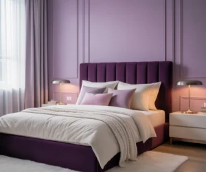 Combine Purple and White for a Clean Look