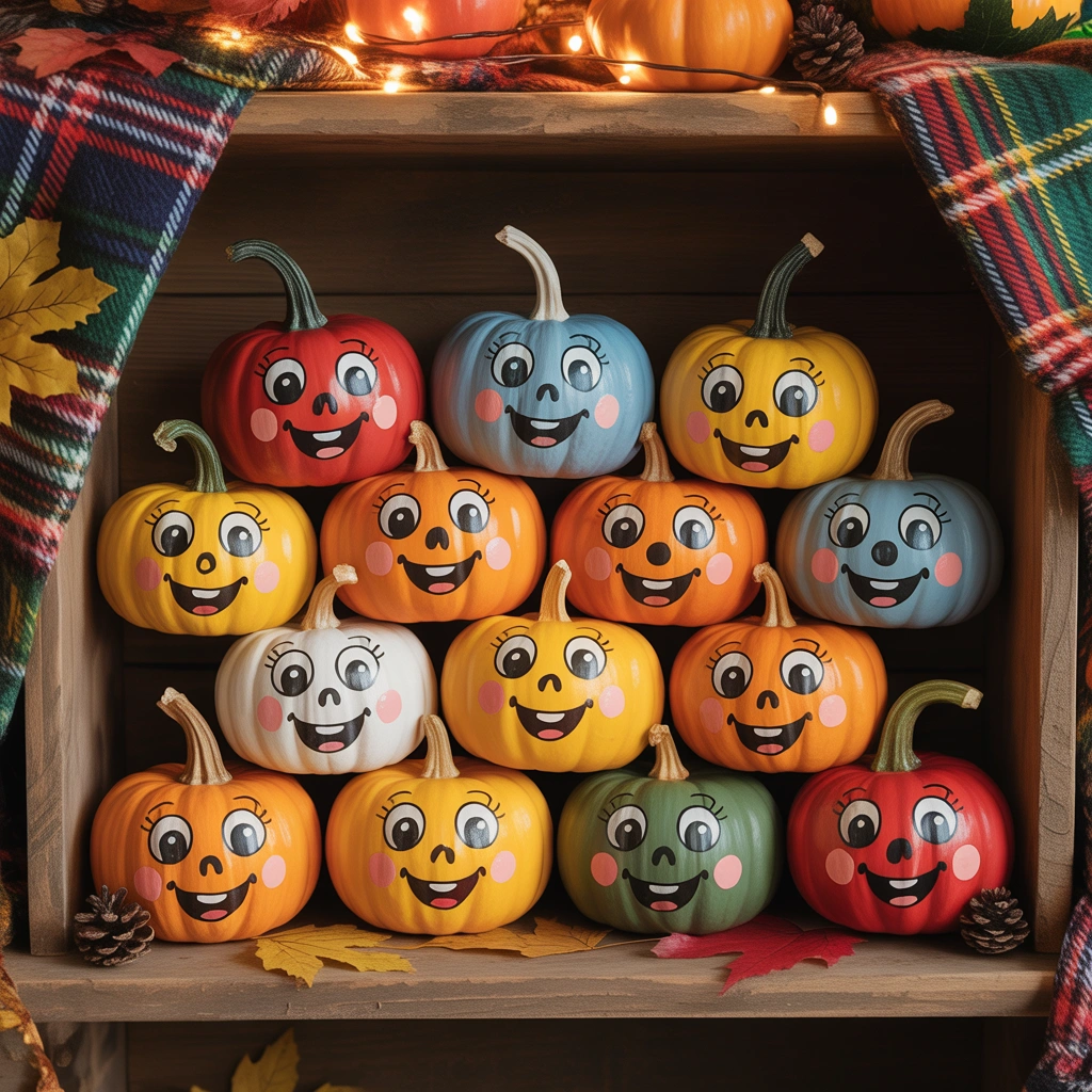 Create Cute Pumpkin Faces Without Carving