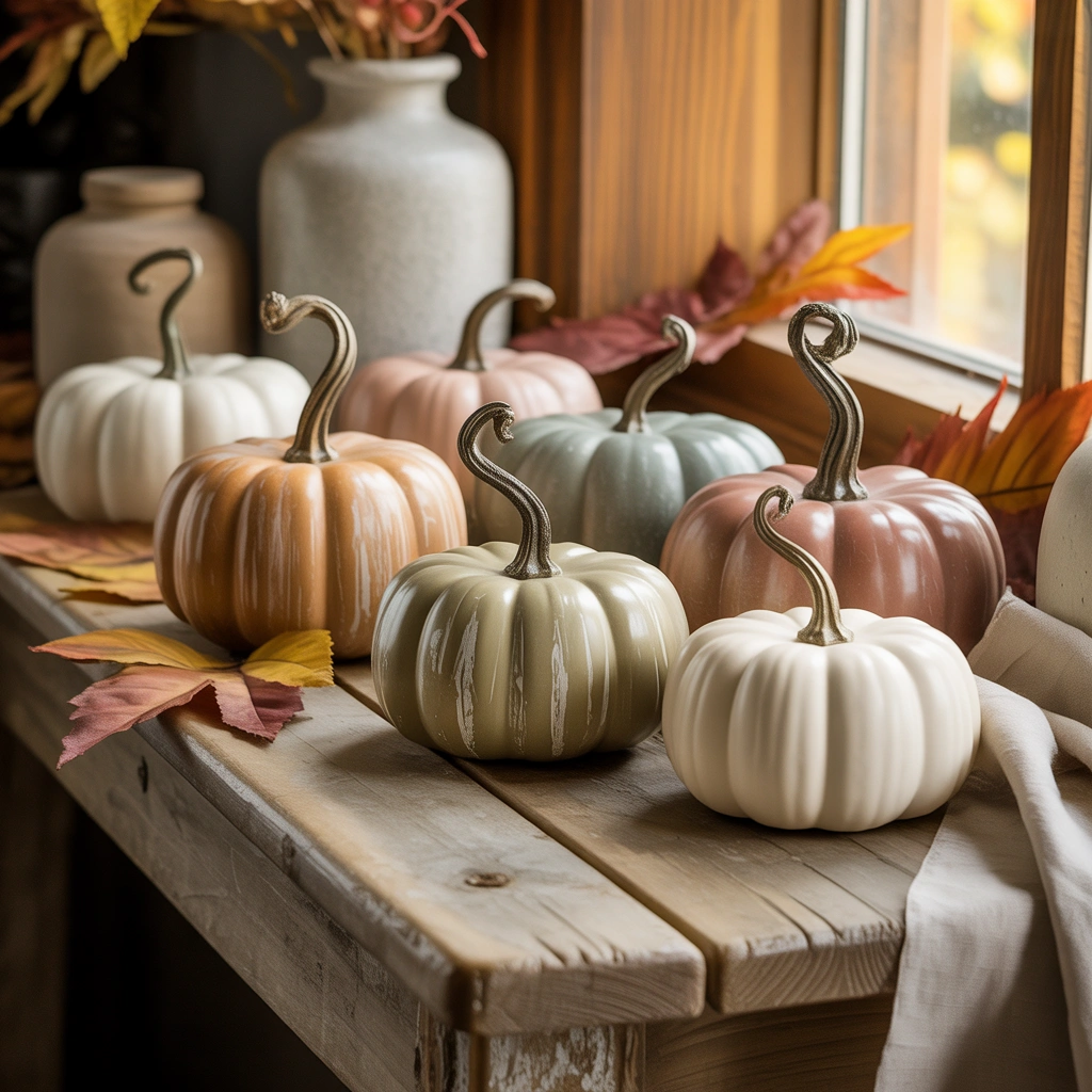 Create Elegant Matte Painted Plastic Pumpkins