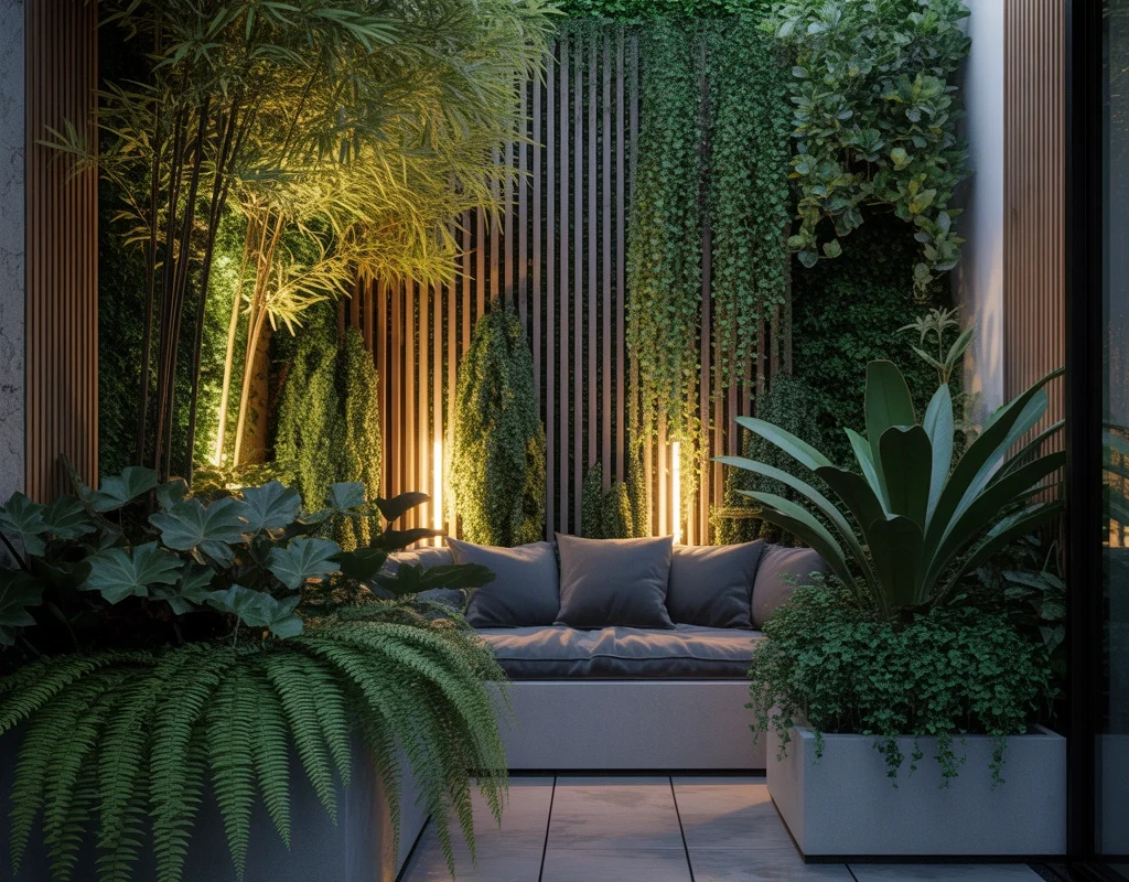 Create Privacy with Plants and Screens