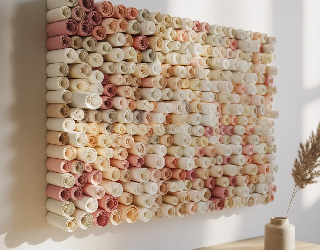 Create Rolled Paper Wall Art