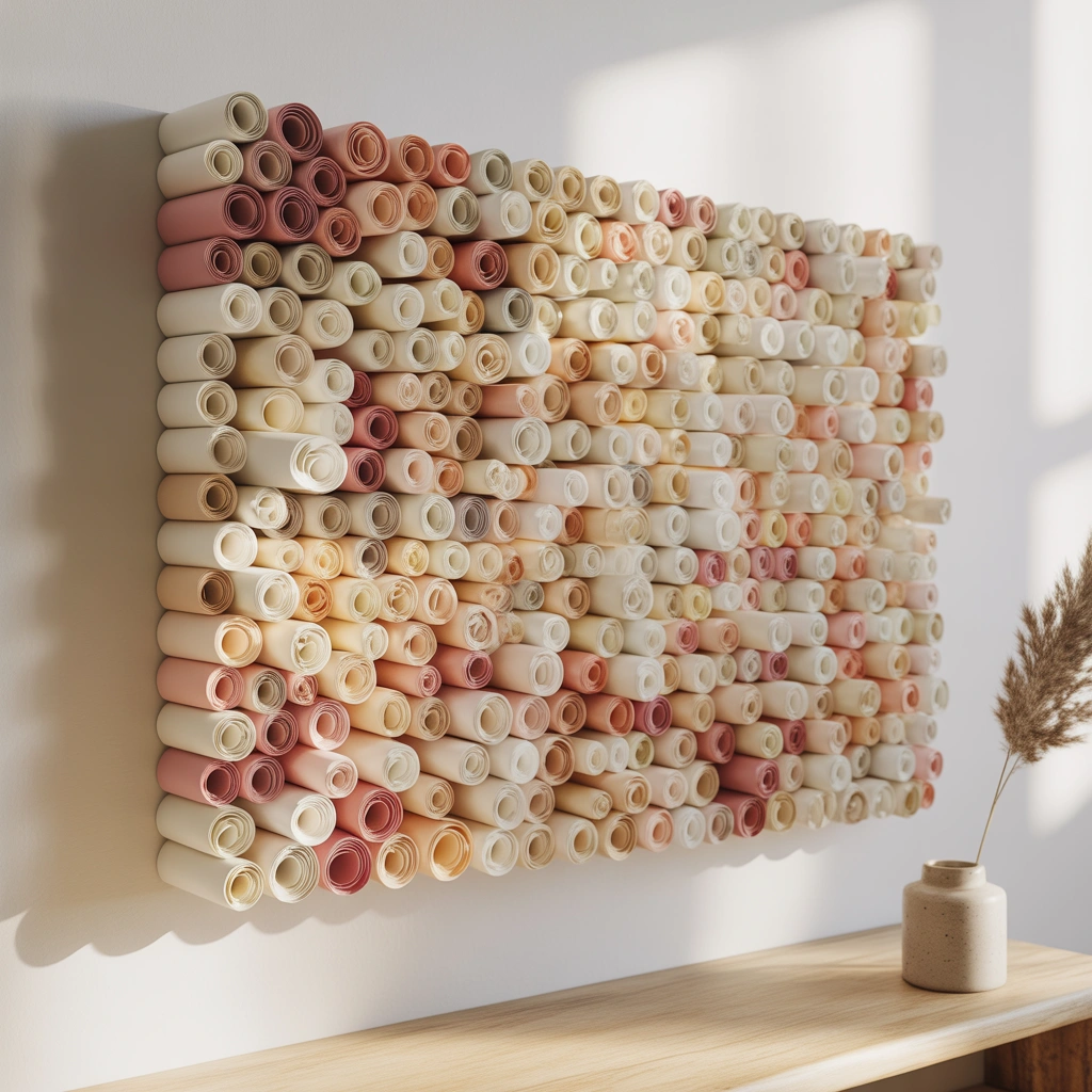 Create Rolled Paper Wall Art