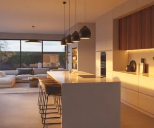 Create Separation With a Kitchen Island 1024x800
