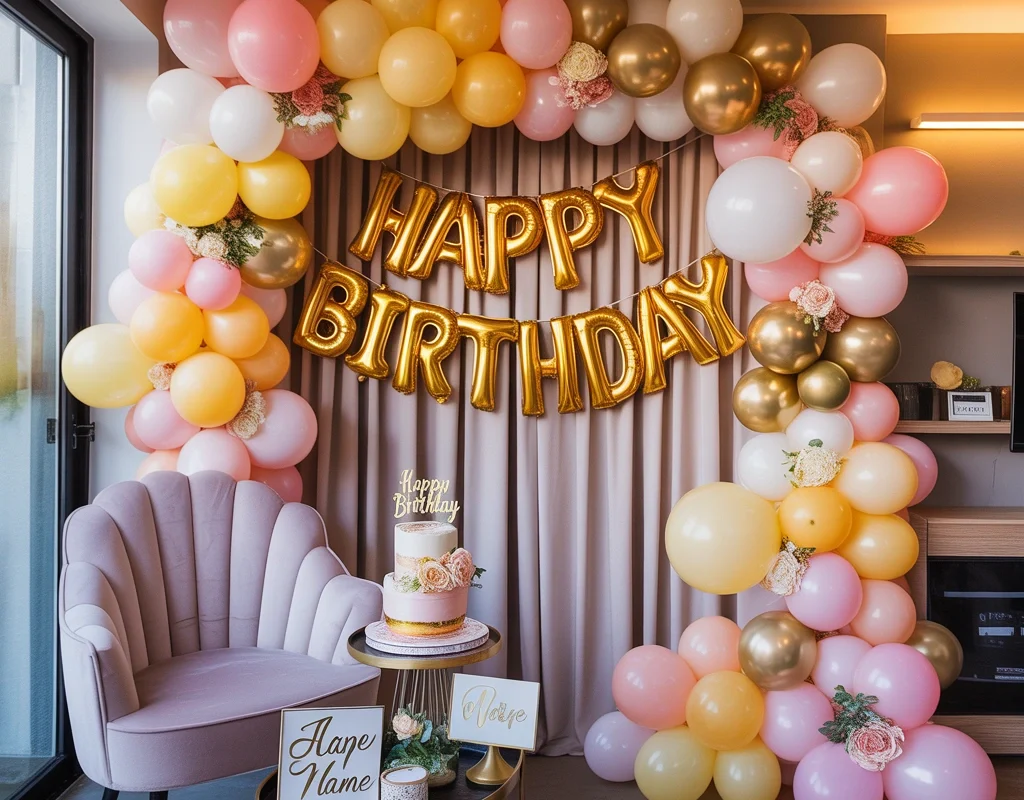 Create a Beautiful Birthday Theme Corner