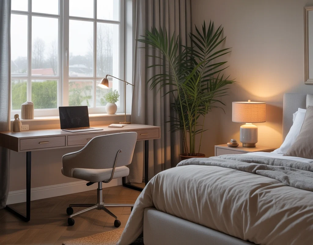 Create a Bedroom Home Office Without Making It Feel Like an Office