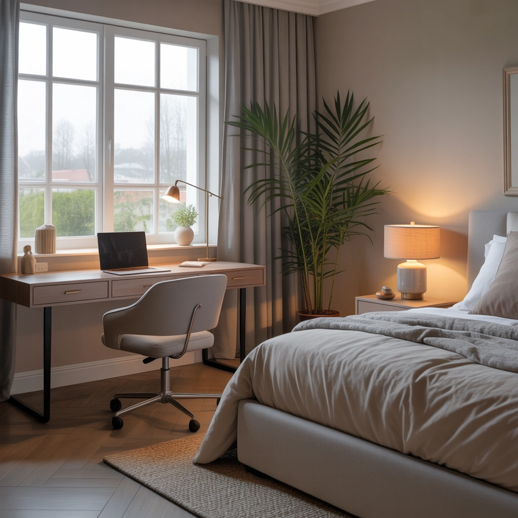 Create a Bedroom Home Office Without Making It Feel Like an Office