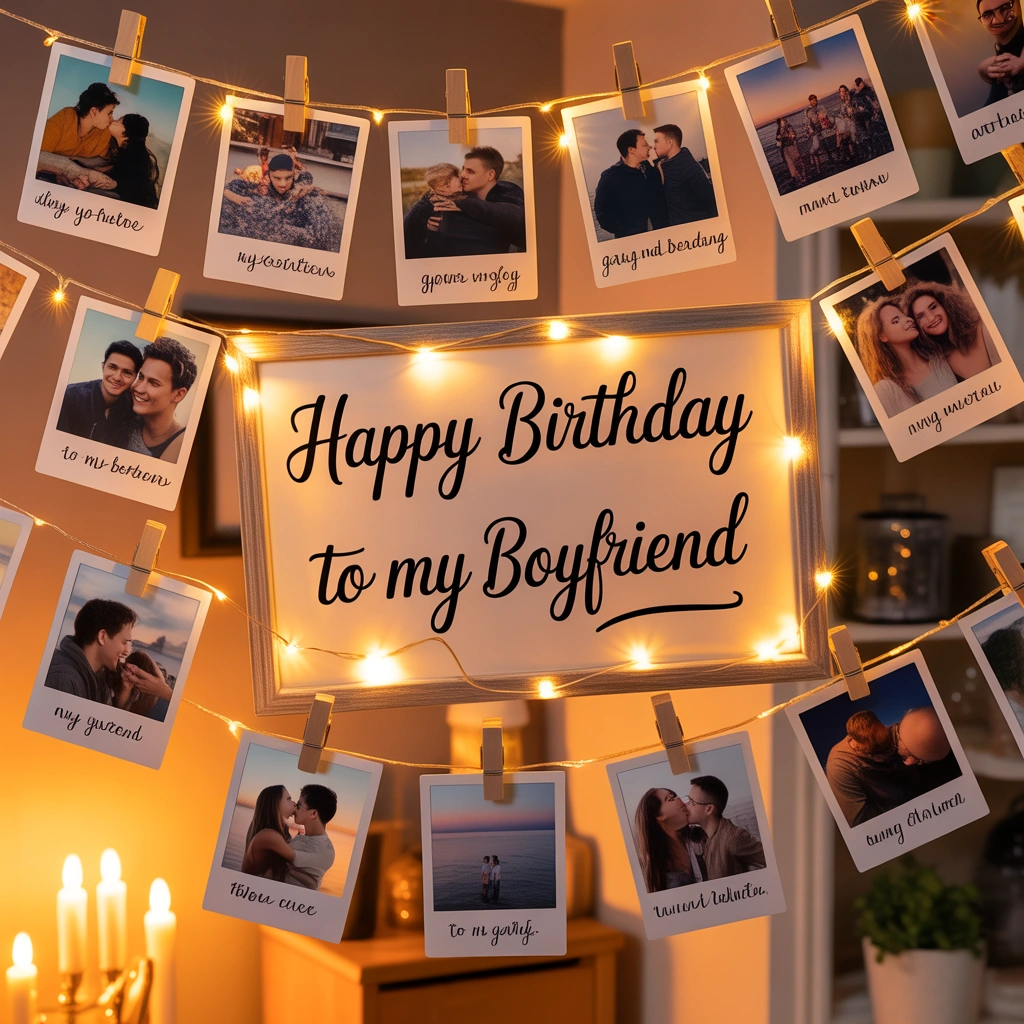 Create a Birthday Memory Lane With Photos