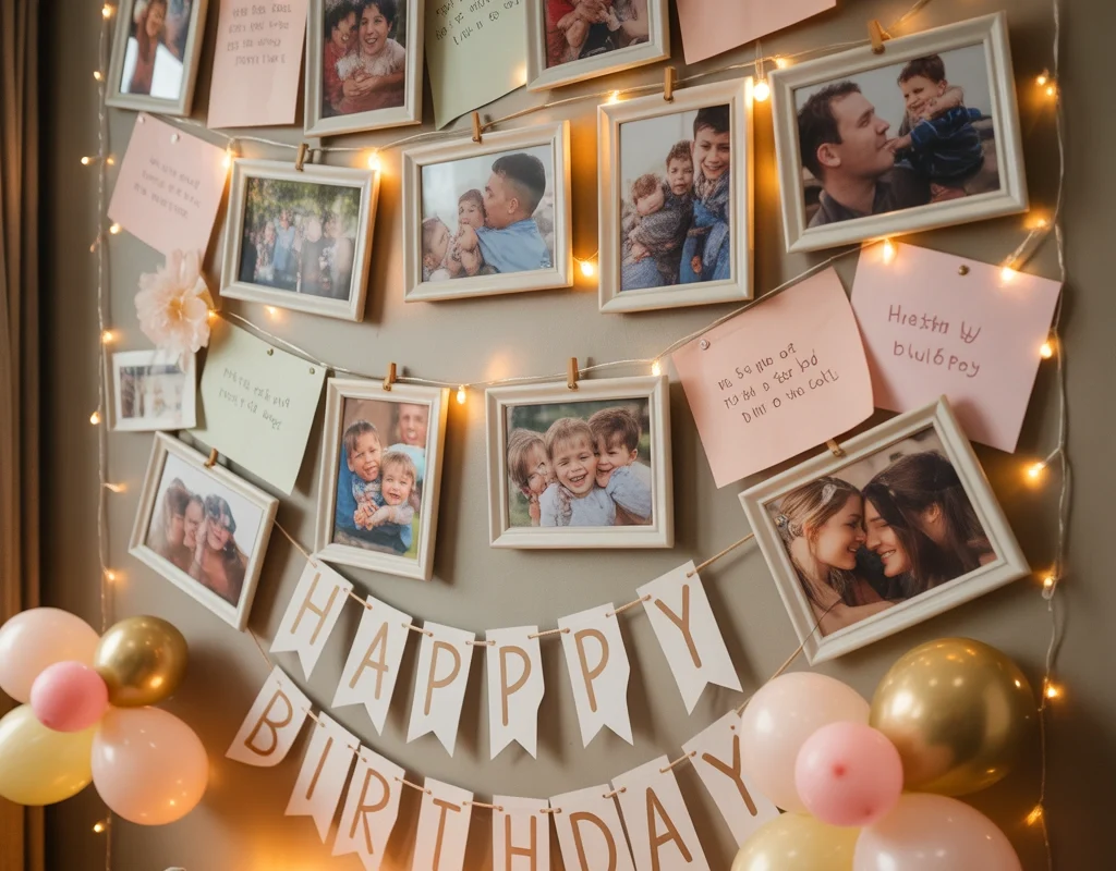 Create a Birthday Memory Wall