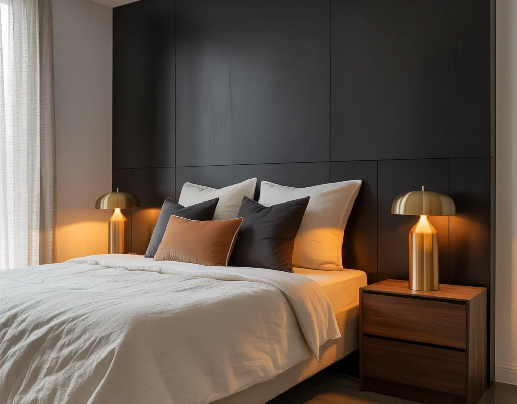 Create a Black Accent Wall for Modern Drama