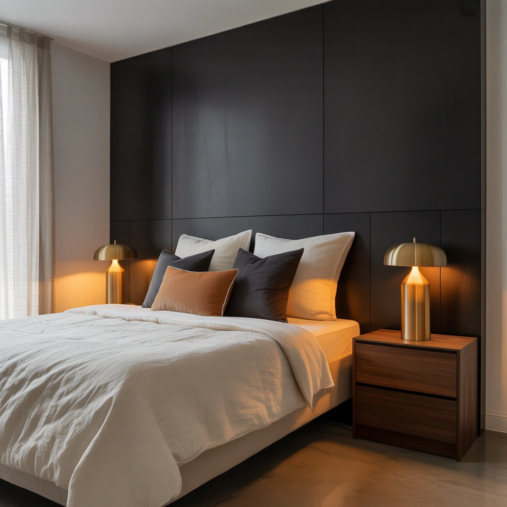 Create a Black Accent Wall for Modern Drama