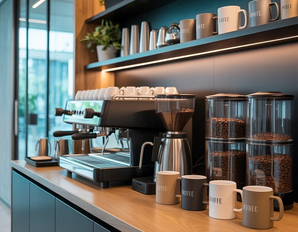 Create a Branded Coffee Bar for Your Business