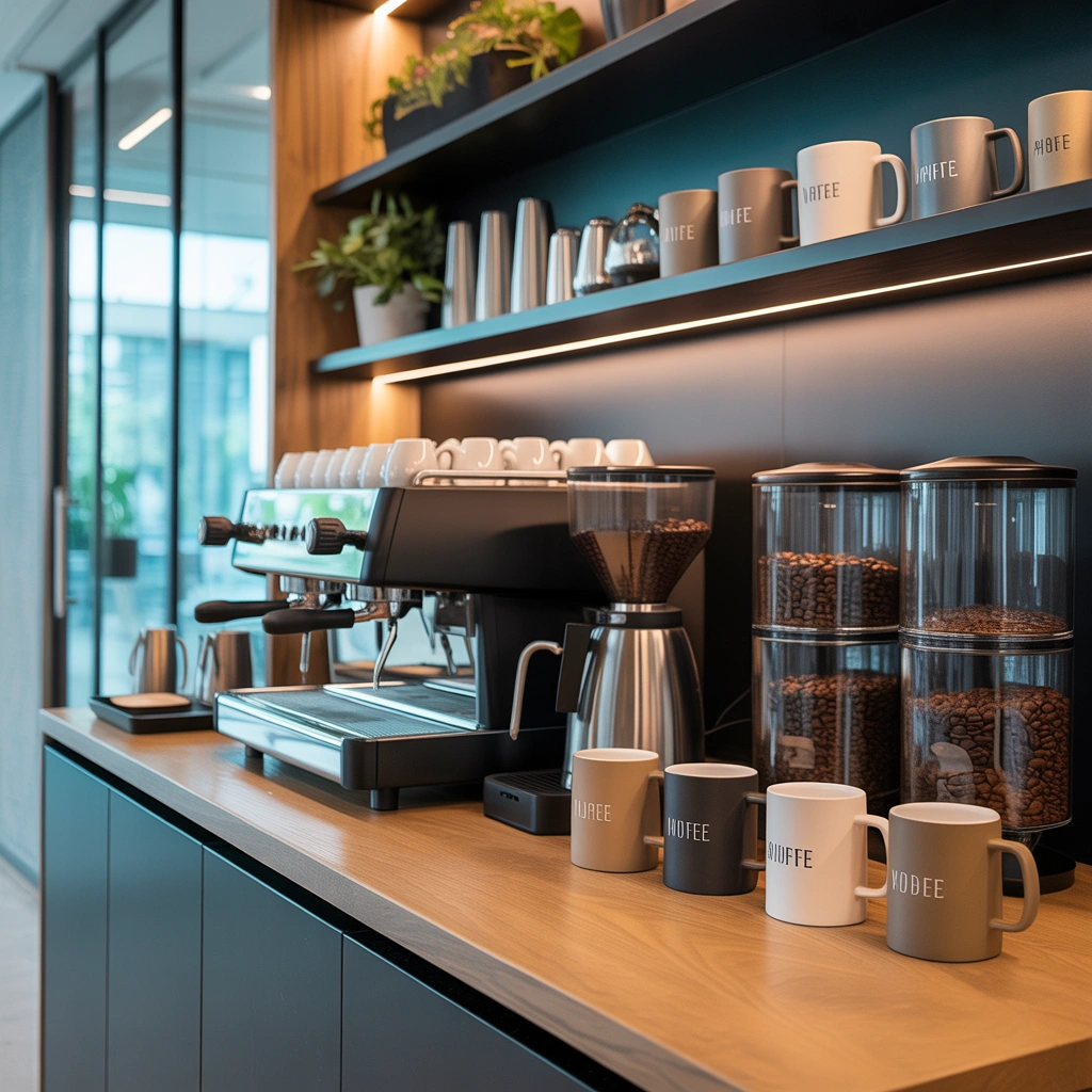 Create a Branded Coffee Bar for Your Business