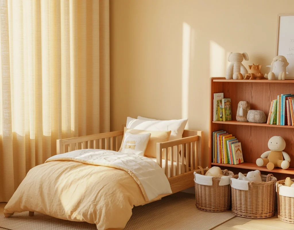 Create a Calm Neutral Toddler Bedroom