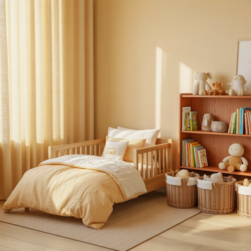 Create a Calm Neutral Toddler Bedroom