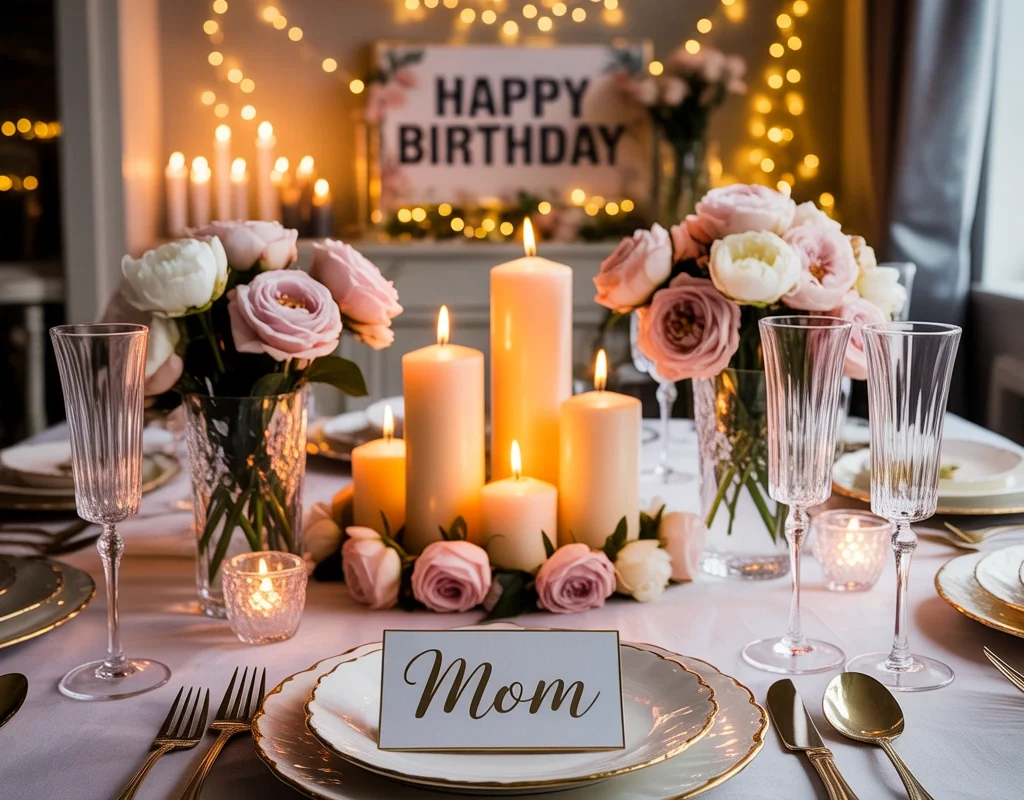 Create a Candlelight Birthday Dinner Setup