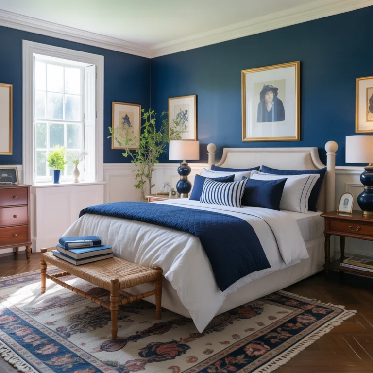 Create a Classic Color Palette With Navy White and Neutral Shades