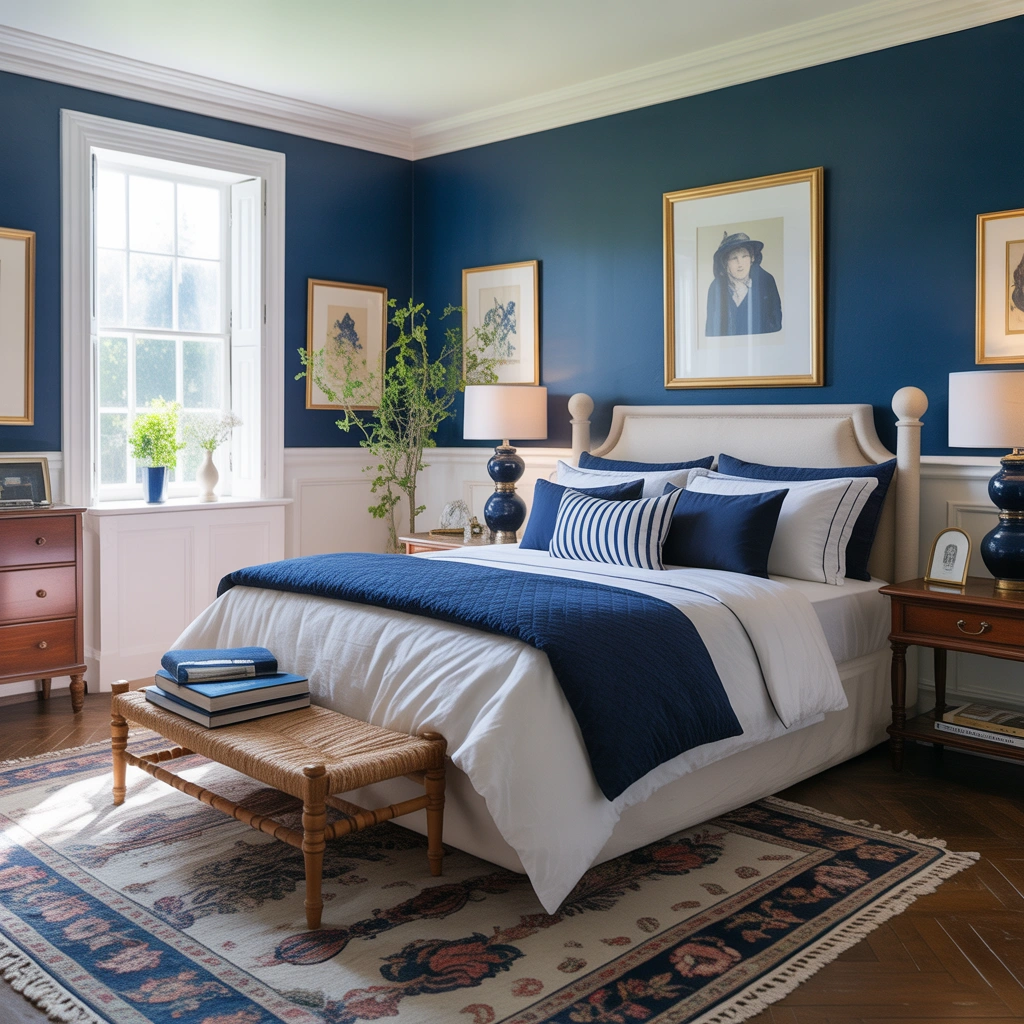 Create a Classic Color Palette With Navy White and Neutral Shades