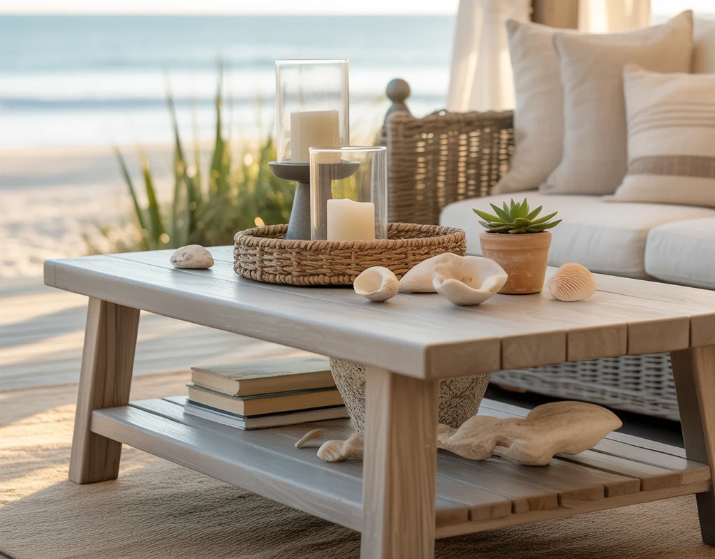 Create a Coastal Inspired Coffee Table