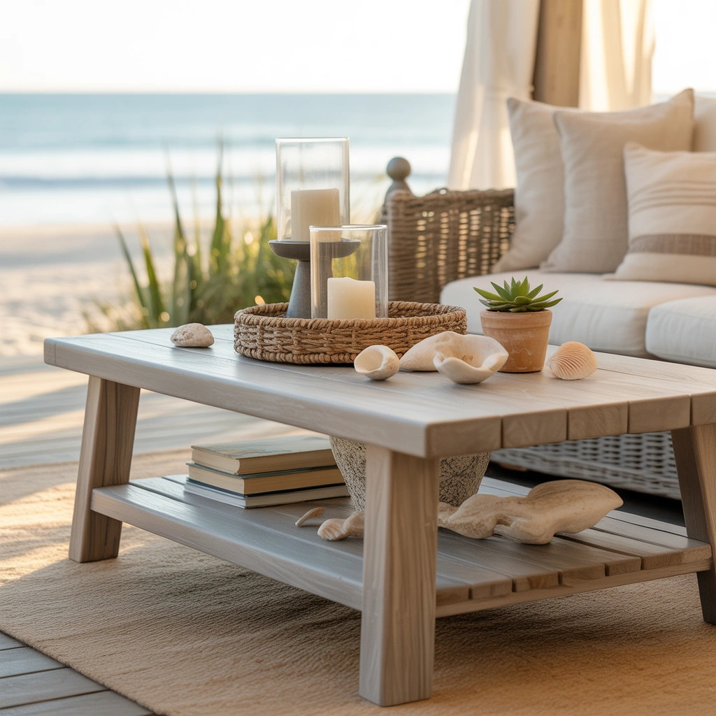 Create a Coastal Inspired Coffee Table