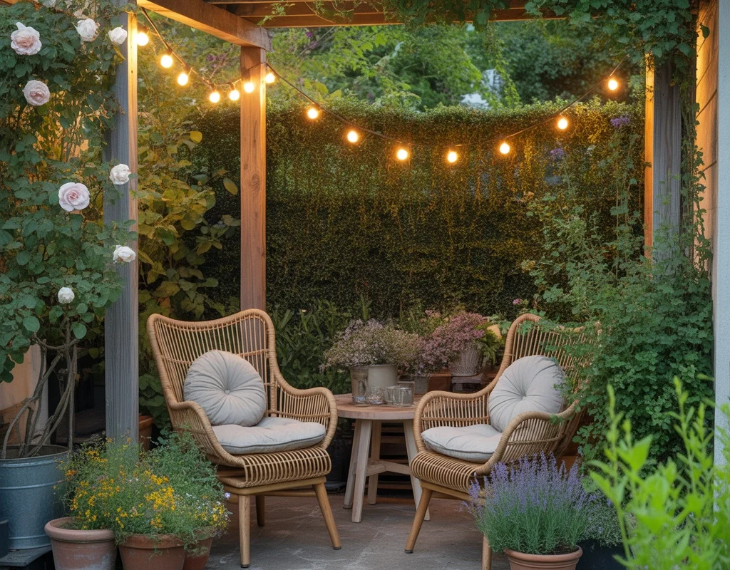 Create a Cozy Garden Seating Corner