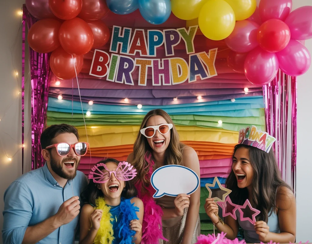 Create a DIY Birthday Photo Booth Area