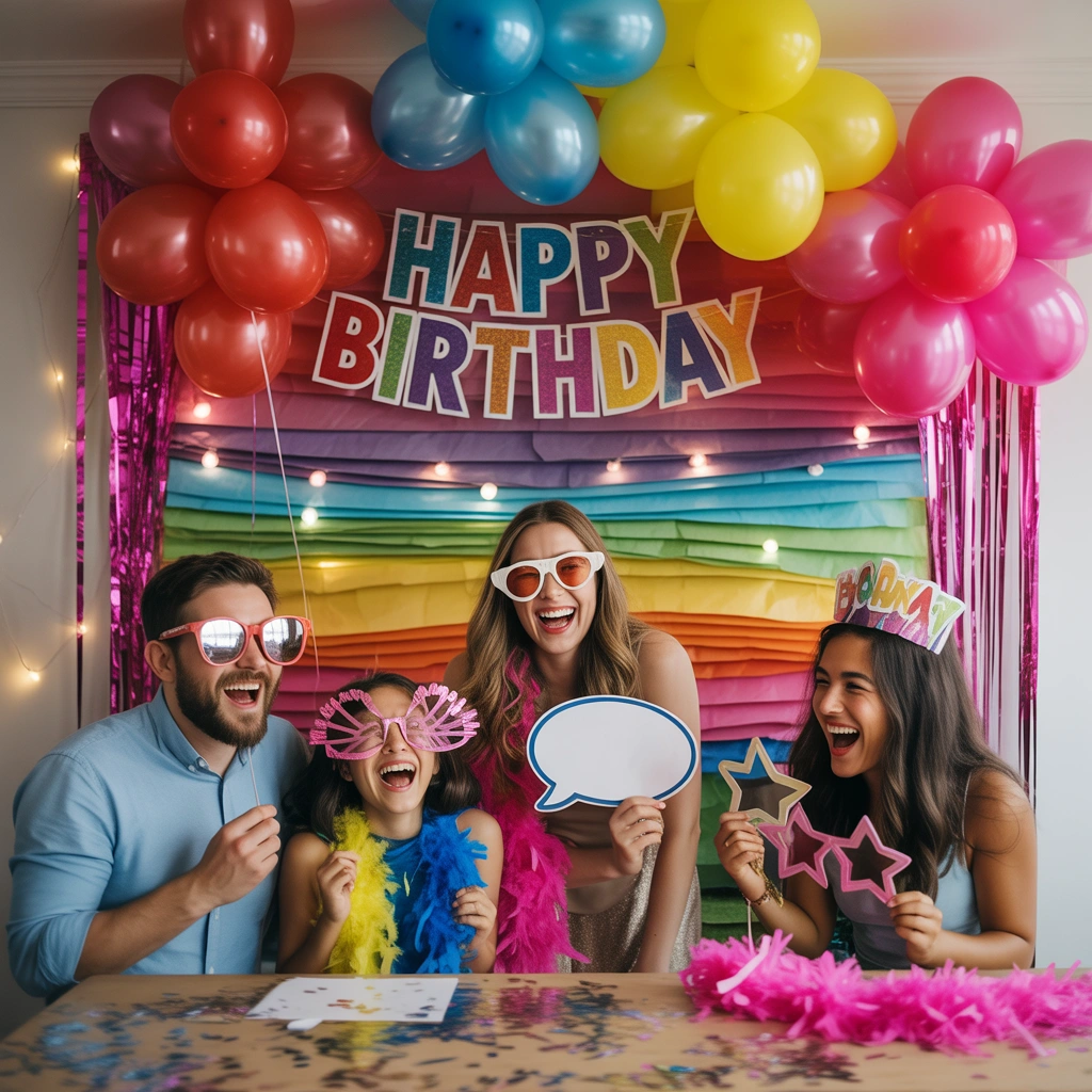 Create a DIY Birthday Photo Booth Area