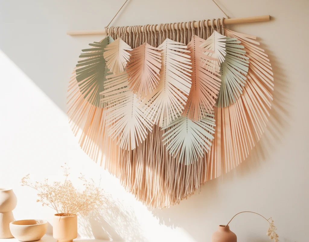 Create a DIY Paper Wall Hanging