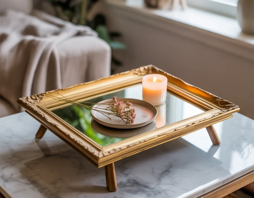 Create a Decorative Tray From an Old Frame