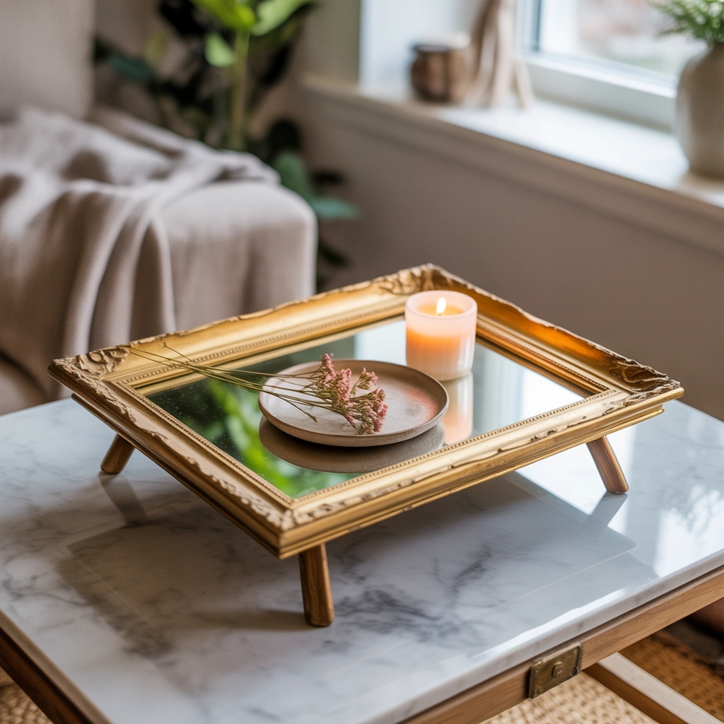 Create a Decorative Tray From an Old Frame