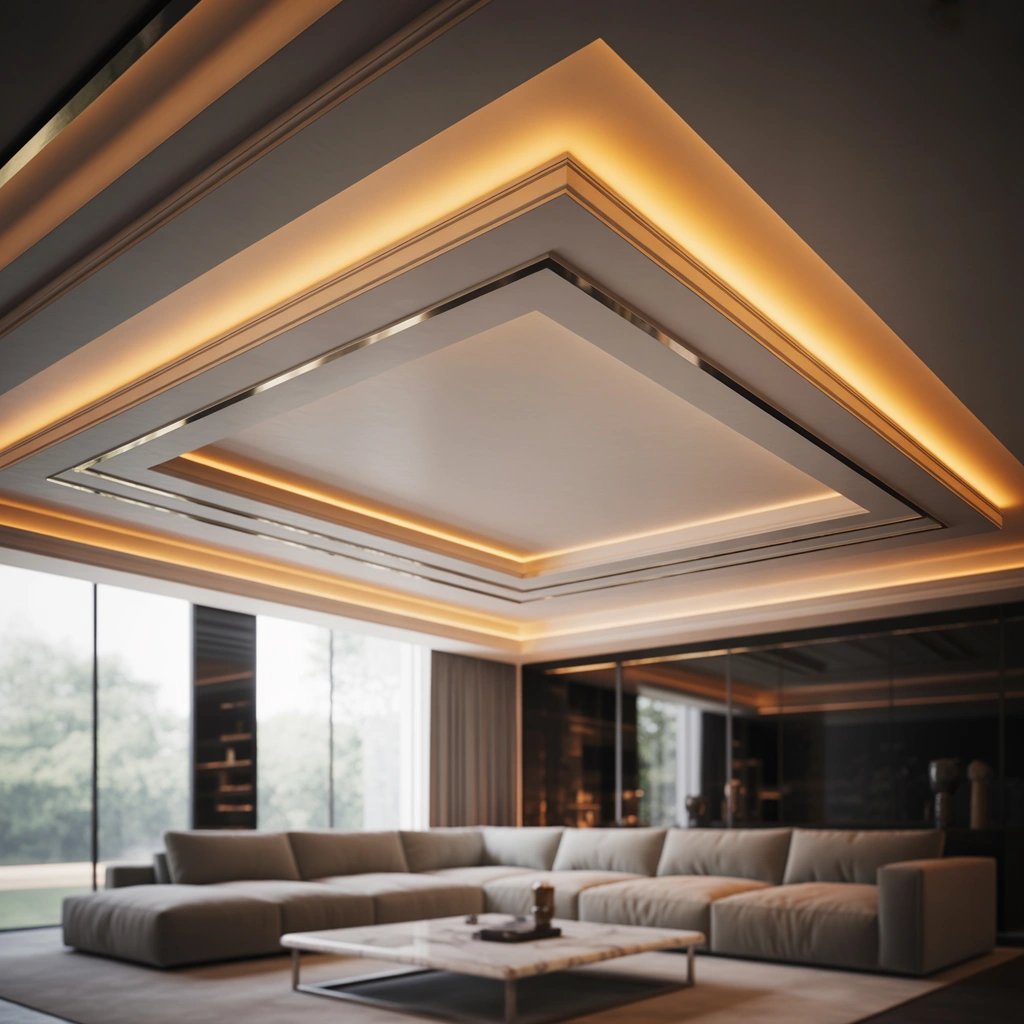 Create a Double Layer Ceiling Design