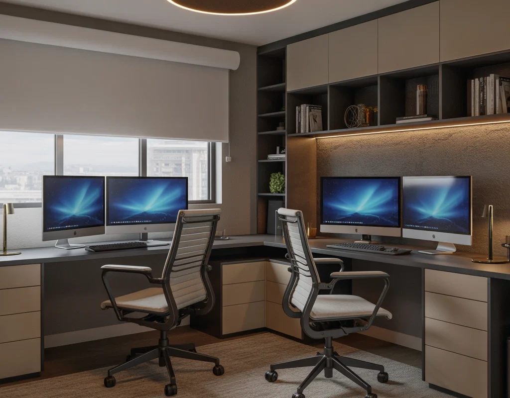 Create a Dual Monitor and Technology Friendly Workspace