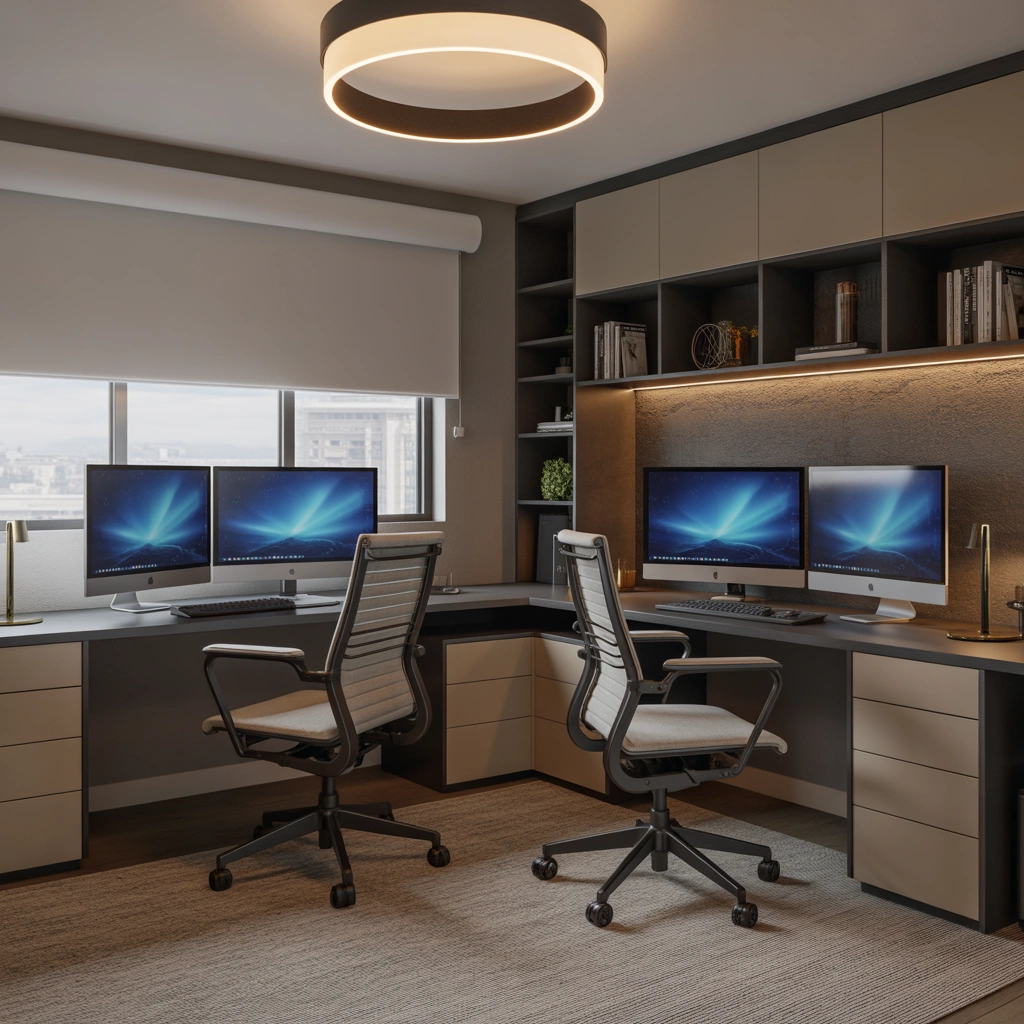 Create a Dual Monitor and Technology Friendly Workspace