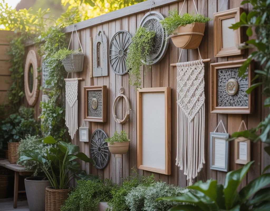 Create a Fence Gallery Wall